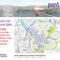 Fermeture des voies sur berges à Bordeaux