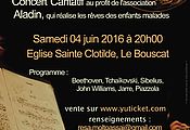 Concert caritatif au profit de l'Association ALADIN