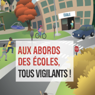 Aux abords des écoles, tous vigilants !