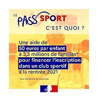 Qu’est-ce que le Pass’Sport ?